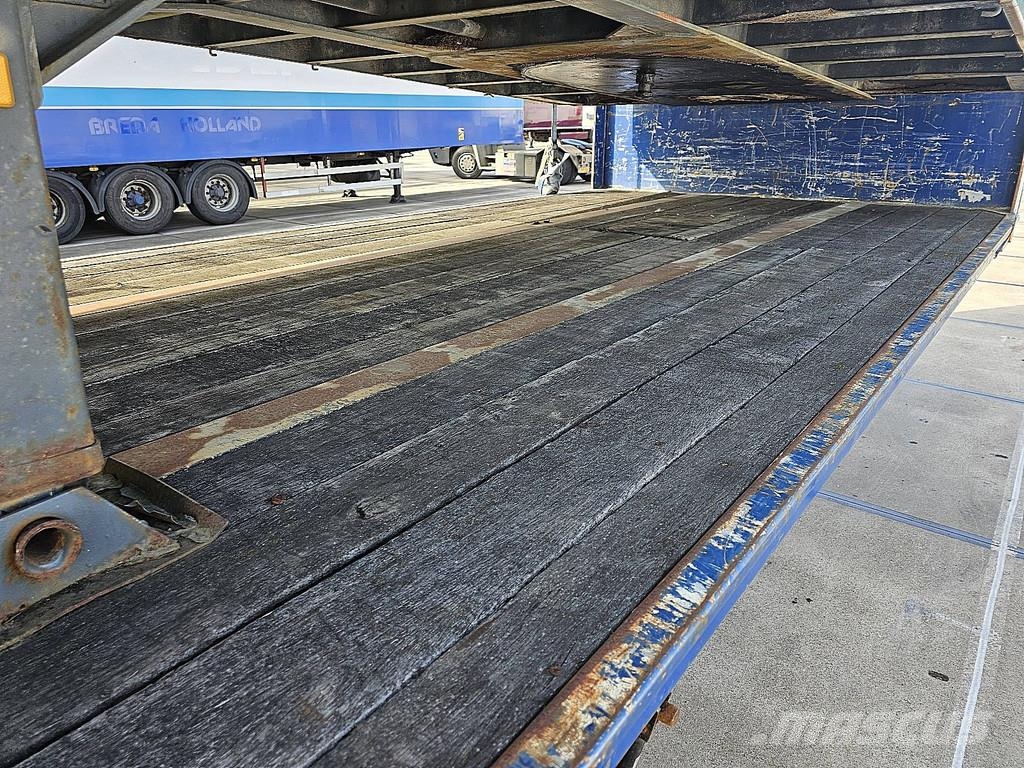 Varmo 1 AXLE PLATFORM FORKLIFT CONNECTION Semirremolques de plataformas planas/laterales abatibles