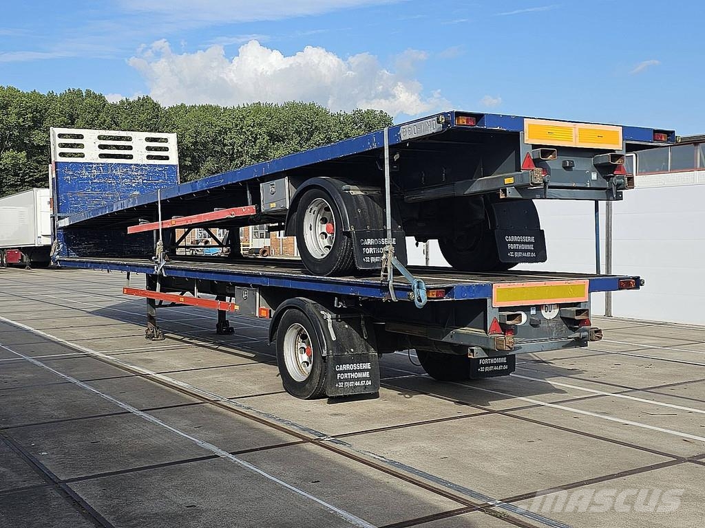 Varmo 1 AXLE PLATFORM FORKLIFT CONNECTION Semirremolques de plataformas planas/laterales abatibles