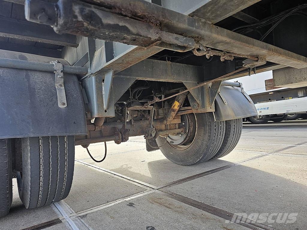 Varmo 1 AXLE PLATFORM FORKLIFT CONNECTION Semirremolques de plataformas planas/laterales abatibles