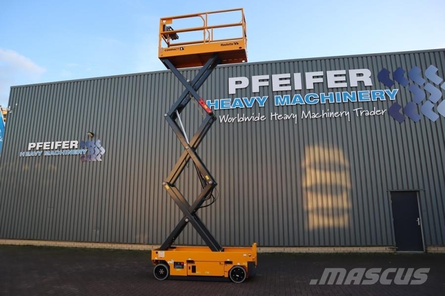 Haulotte Compact 8N Valid inspection, *Guarantee! 8m Workin Scissor lifts