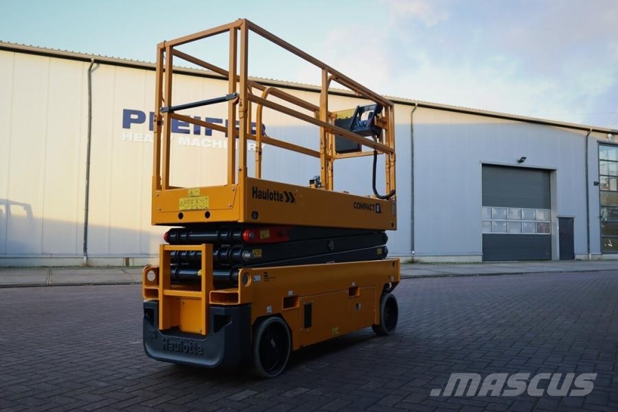 Haulotte Compact 8N Valid inspection, *Guarantee! 8m Workin Scissor lifts