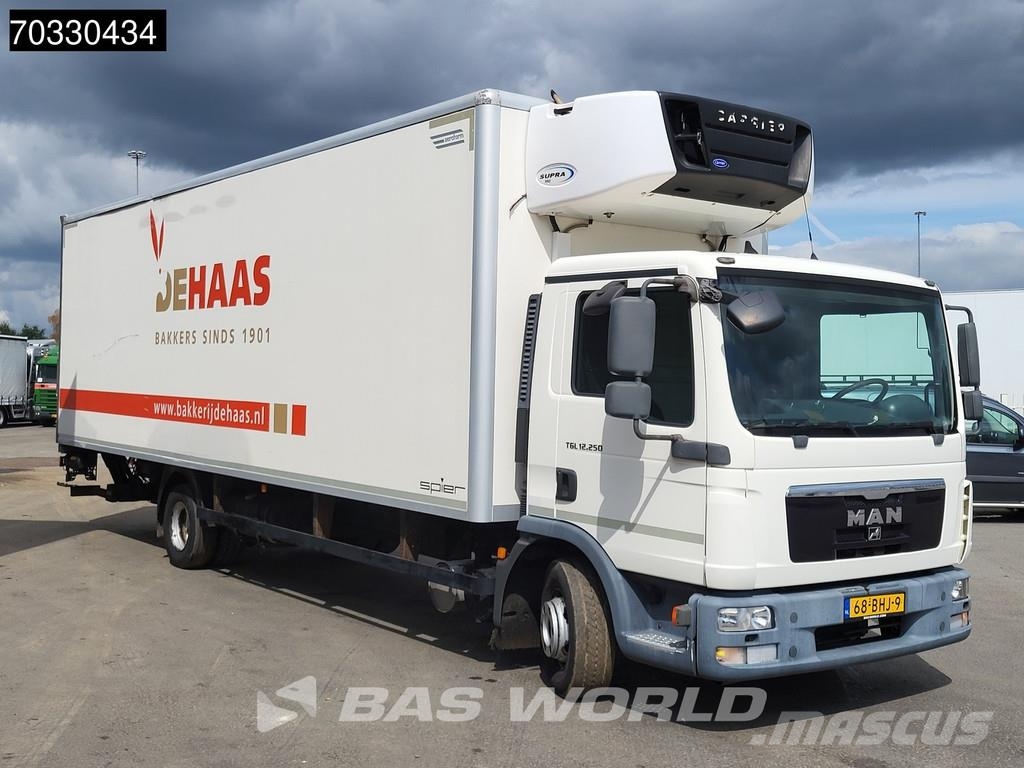 MAN TGL 12.250 4X2 12tons NL-truck APK 1500kg Ladebord Skåpbilar Kyl/Frys/Värme