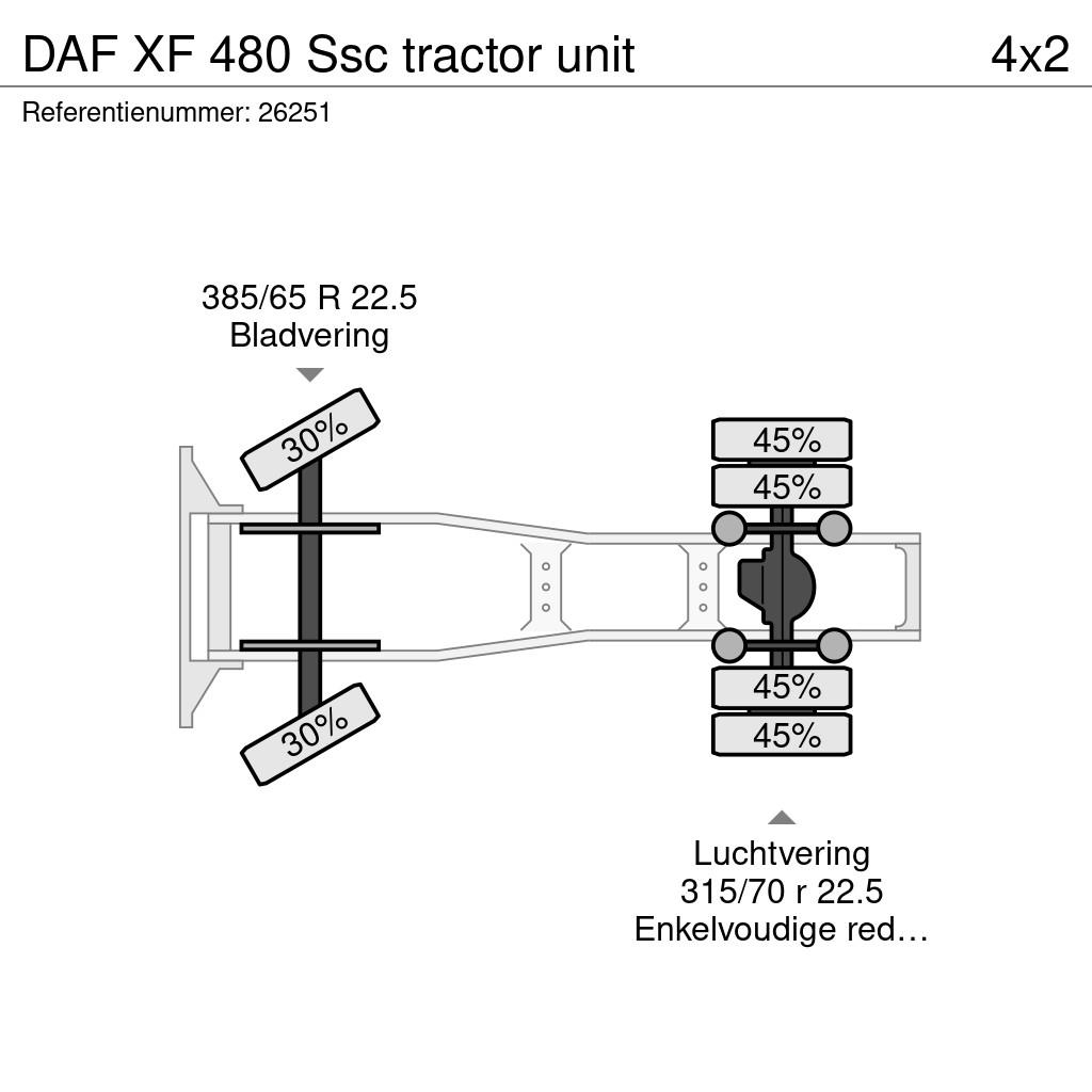 DAF XF 480 Ssc tractor unit 트랙터 유닛
