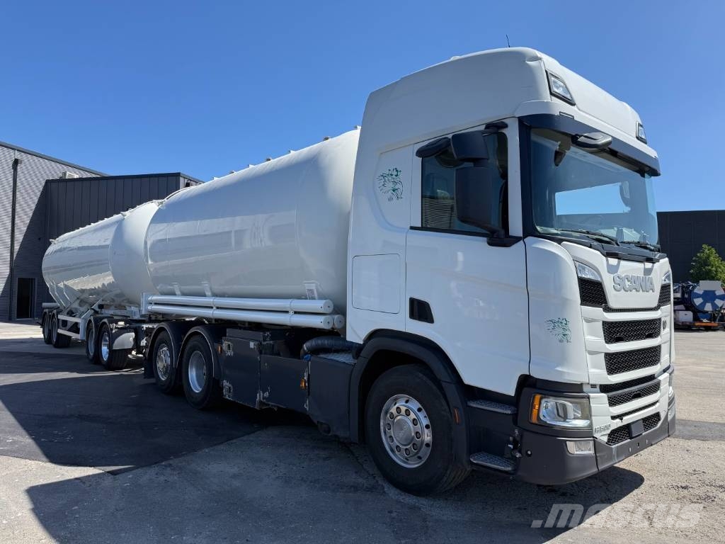 Scania R500 NGS 6x2 26 m3 Silo + HMK Bilcon Siloanhænger Cisternové vozy