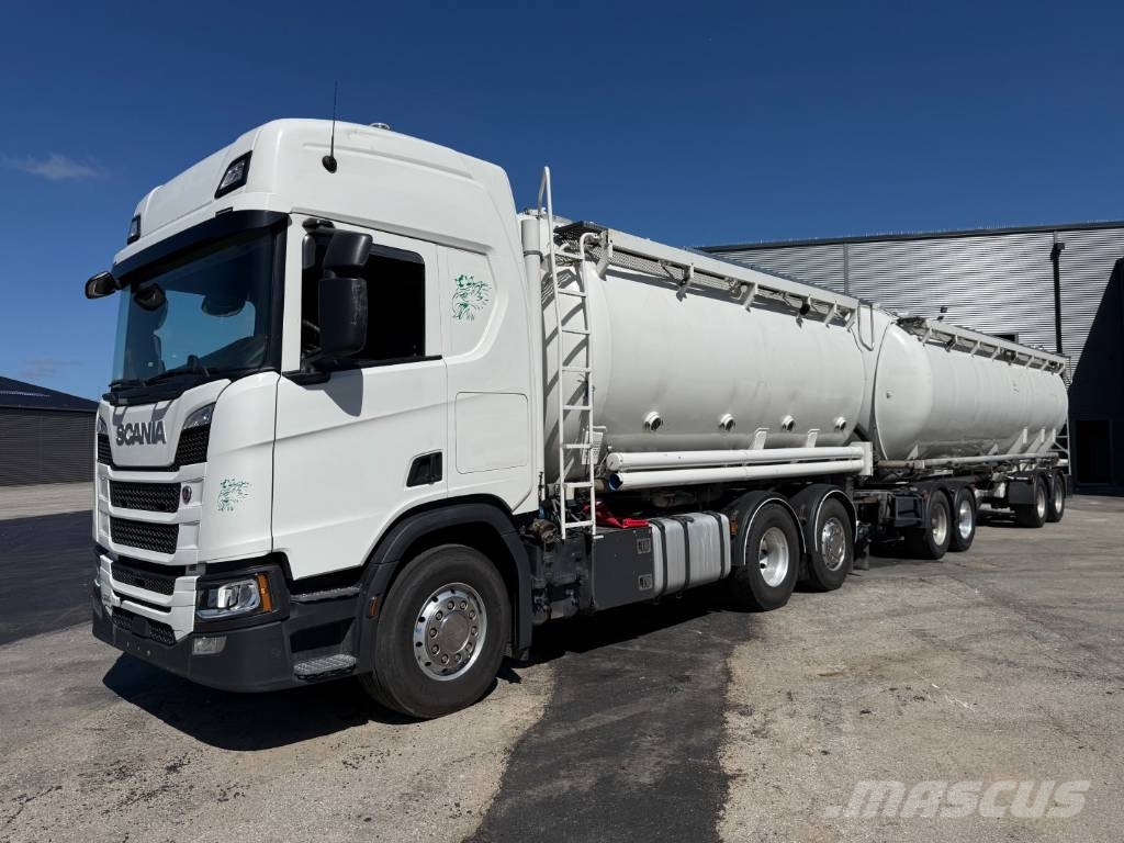 Scania R500 NGS 6x2 26 m3 Silo + HMK Bilcon Siloanhænger Cisternové vozy