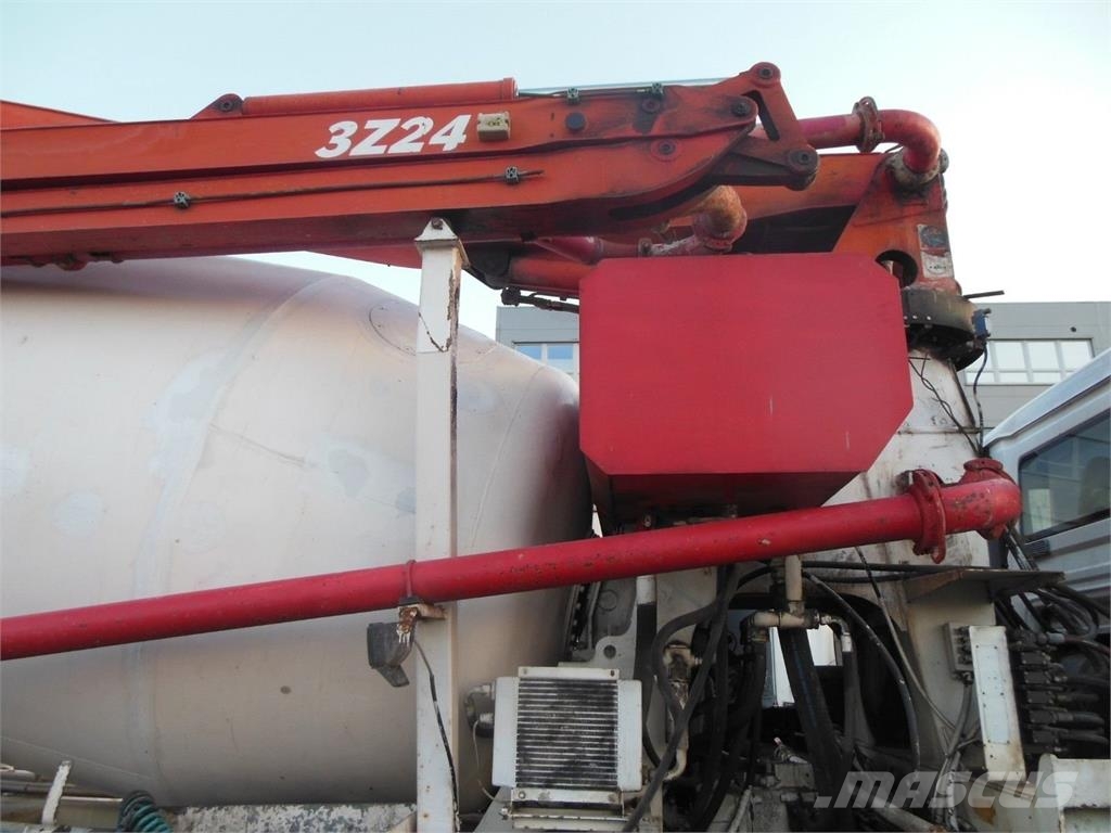 MAN TGA 35.410, 8X4, MIX + PUMPA 24M ミキサー車