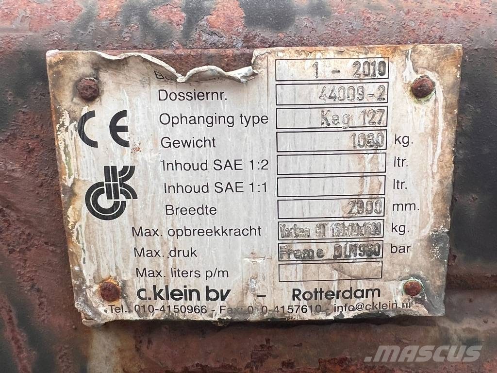 Klein SW2007-8 Palletframe - Palletforks - Palettengabel Vorken