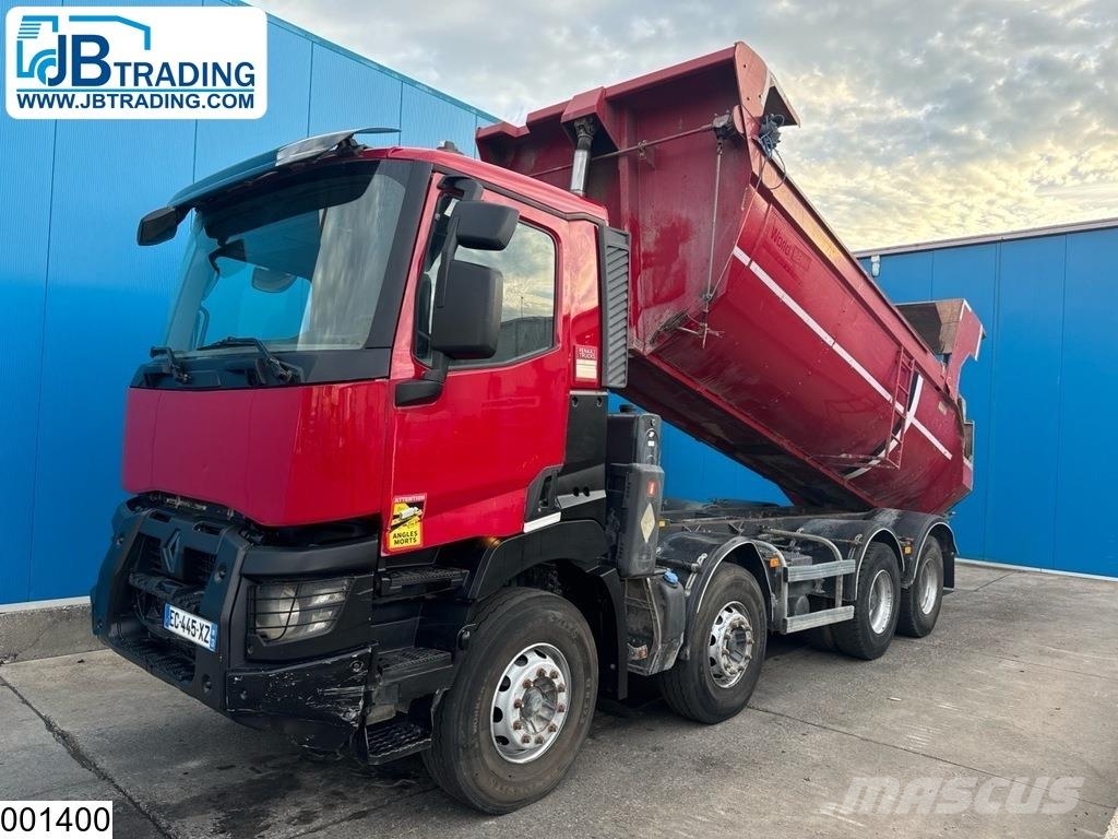 Renault C 430 8x4, EURO 6, Retarder, Steel suspension Tipper trucks