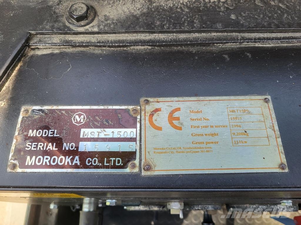 Morooka MST 1500VD Tombereau sur chenilles