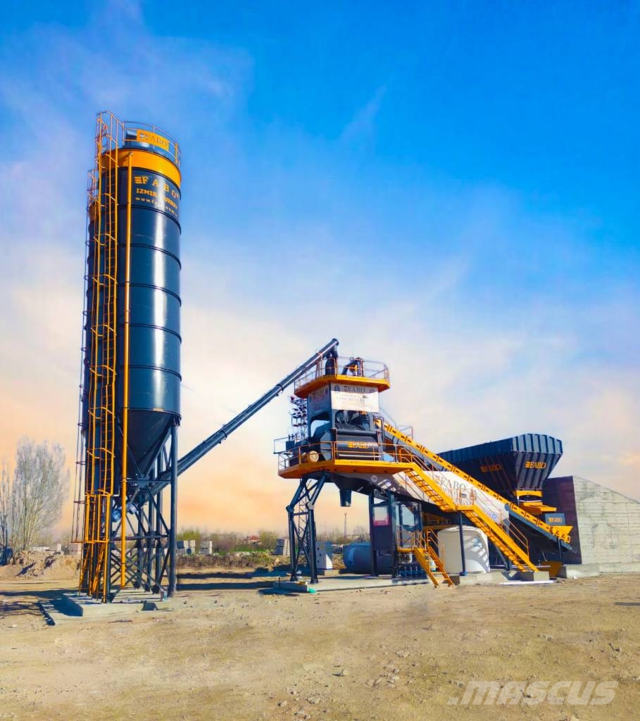 Fabo CENTRALE À BÉTON COMPACTE À BANDE 120 M3/H Cementtillverknings fabriker