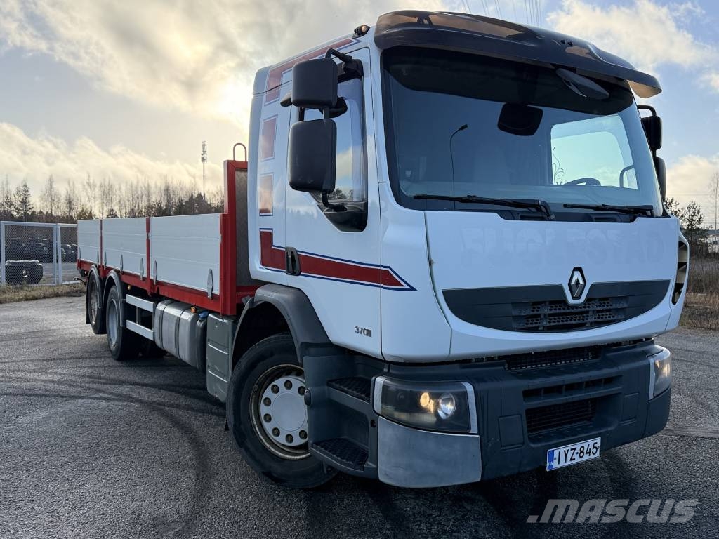 Renault 370 Premium ( Vaihdossa käy kaikki ) شاحنات مسطحة/مفصلية الجوانب