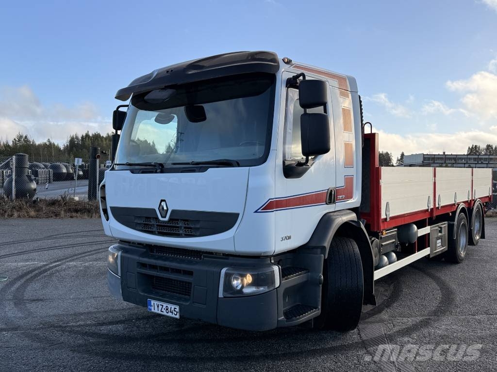 Renault 370 Premium ( Vaihdossa käy kaikki ) شاحنات مسطحة/مفصلية الجوانب