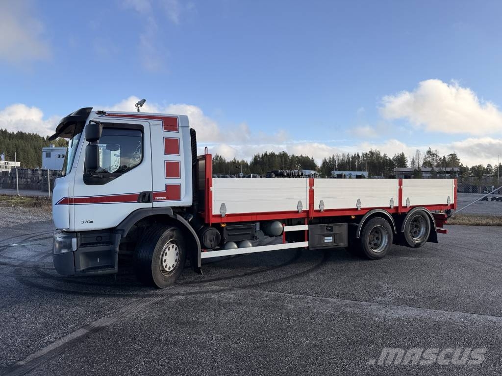 Renault 370 Premium ( Vaihdossa käy kaikki ) شاحنات مسطحة/مفصلية الجوانب