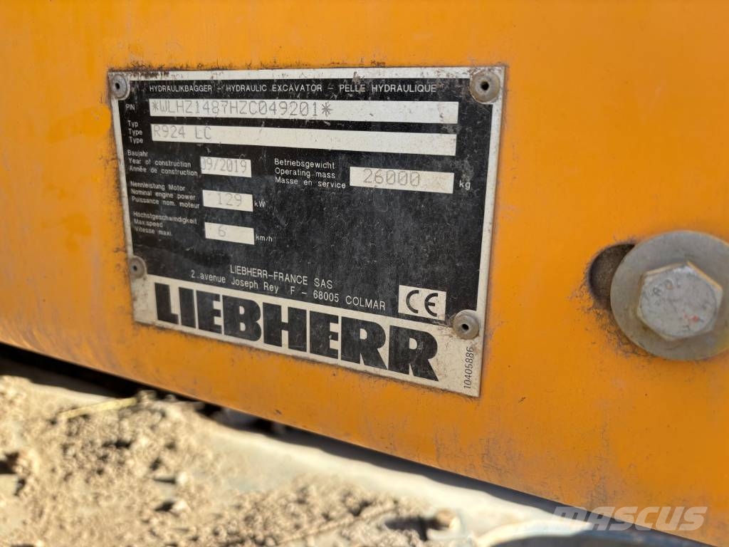 Liebherr R 924 Litronic Crawler excavators