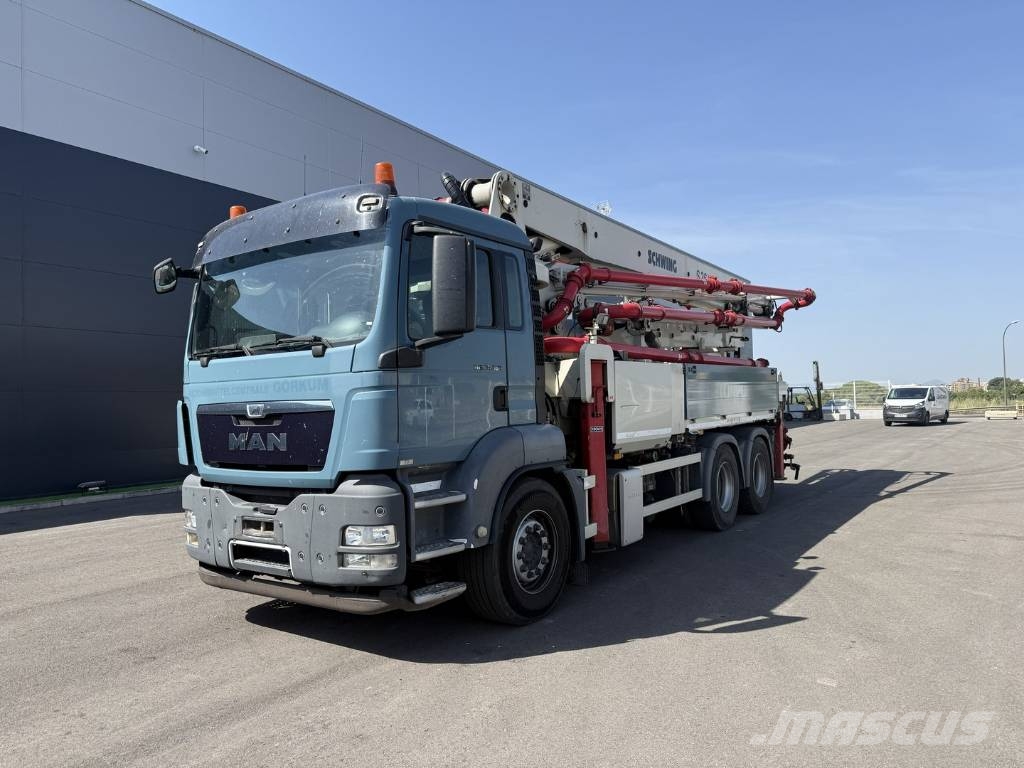 MAN TGS 26.360 طفرات توزيع الخرسانة