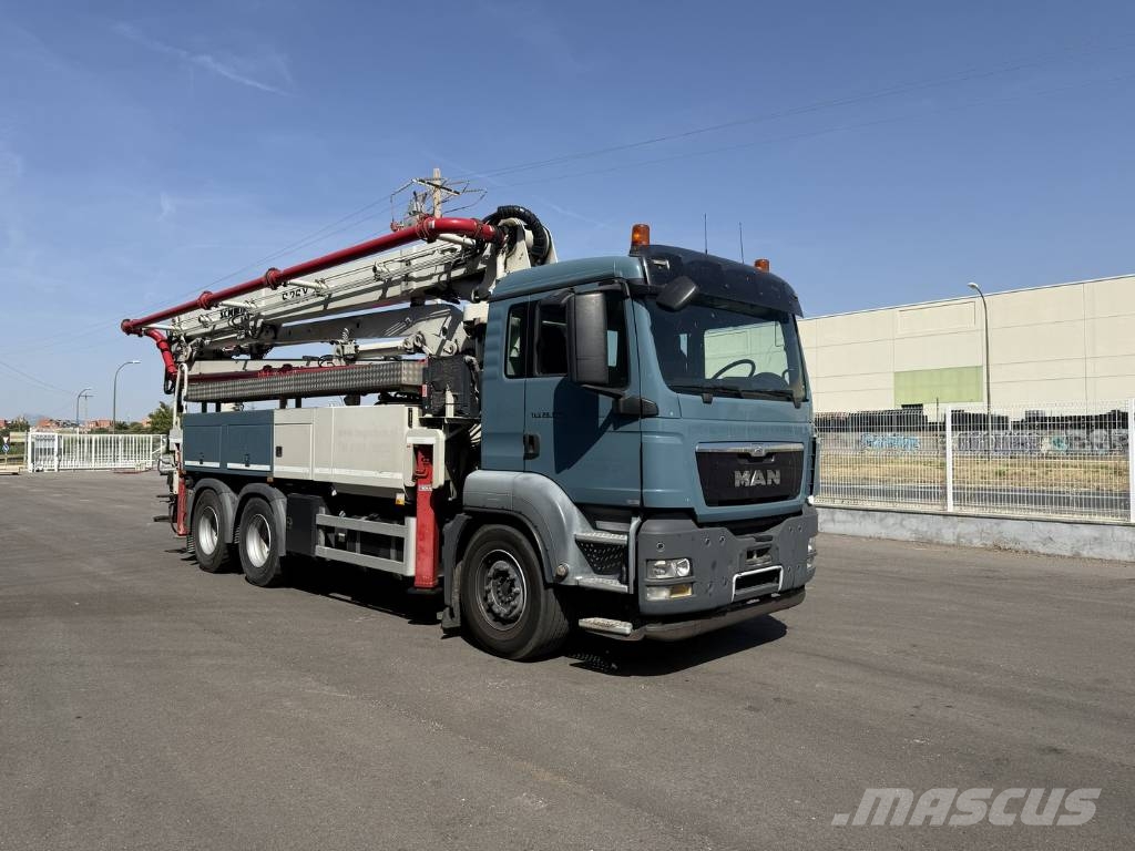 MAN TGS 26.360 طفرات توزيع الخرسانة