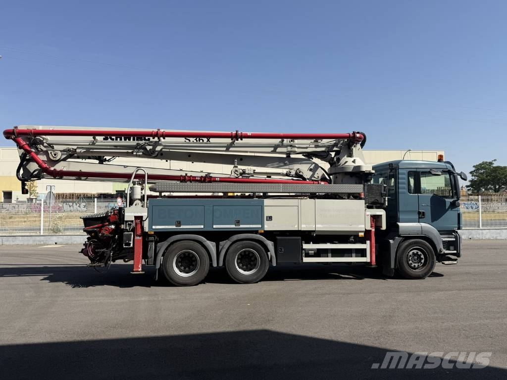 MAN TGS 26.360 طفرات توزيع الخرسانة