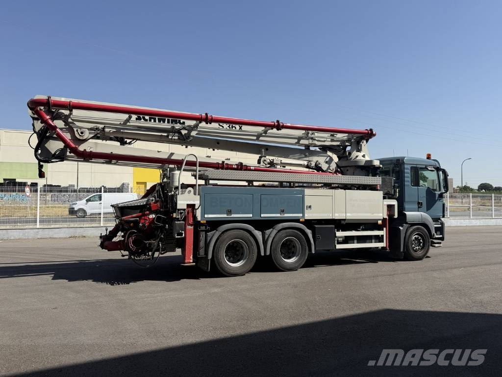 MAN TGS 26.360 طفرات توزيع الخرسانة