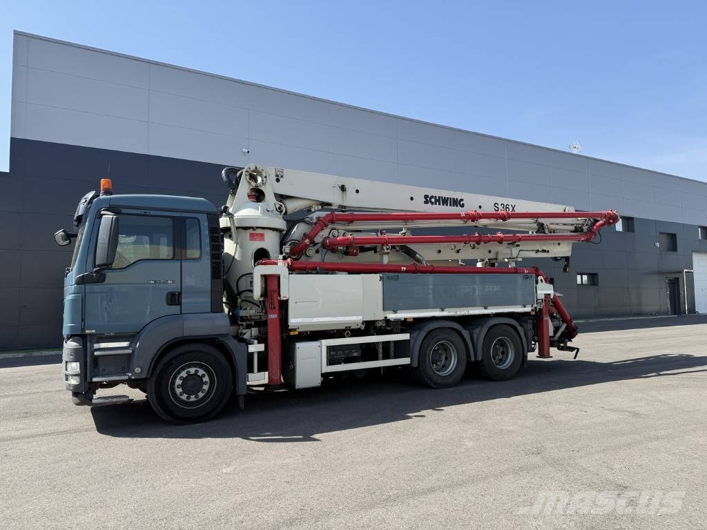 MAN TGS 26.360 طفرات توزيع الخرسانة