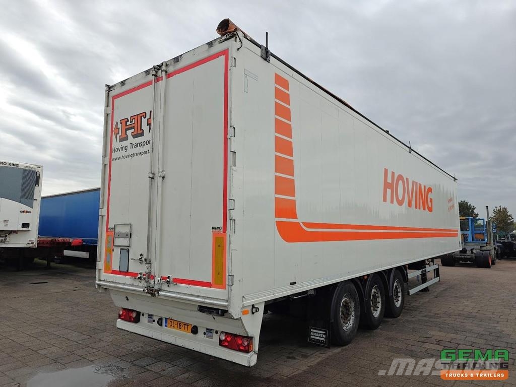 Knapen K100 92m³ - Walking floor - Galvanized Chassis - 1 Kayar zemin yarı römorklar