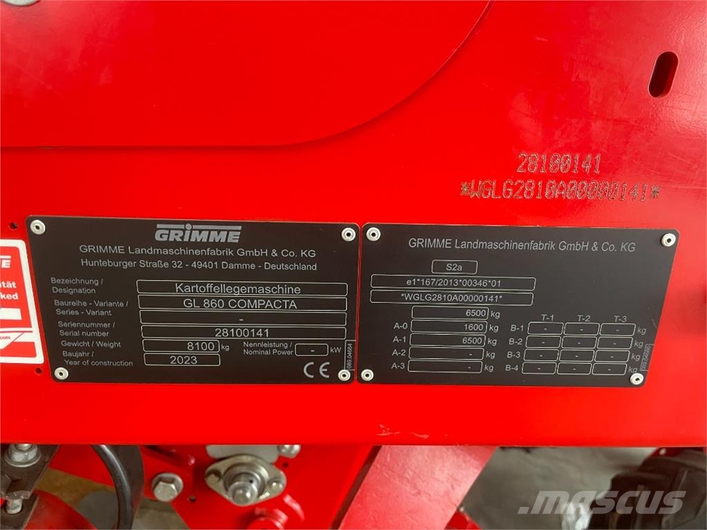 Grimme GL 860 COMPACTA Egyéb mezőgazdasági gépek
