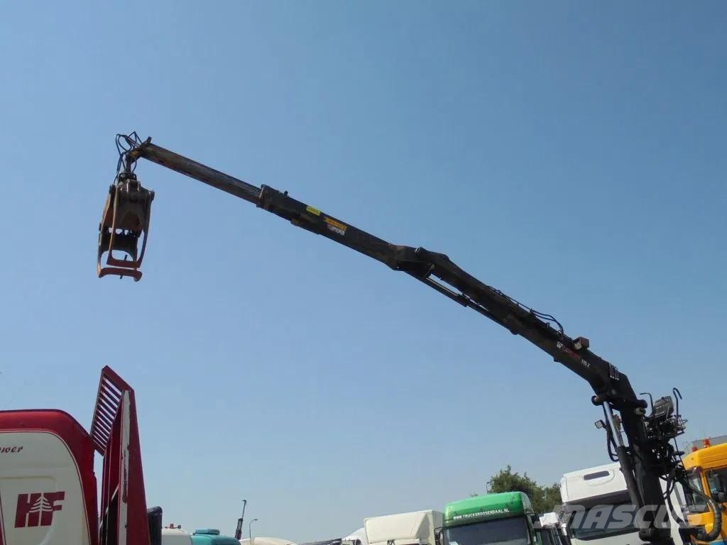 Scania R730 V8 + Euro 5 + Loglift 115Z + 6X4 Flatbed / Dropside trucks