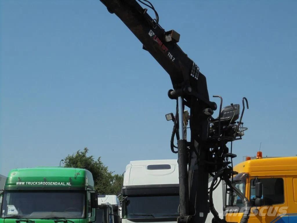 Scania R730 V8 + Euro 5 + Loglift 115Z + 6X4 Platte bakwagens