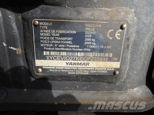 Yanmar VIO27 Mini bageri < 7t