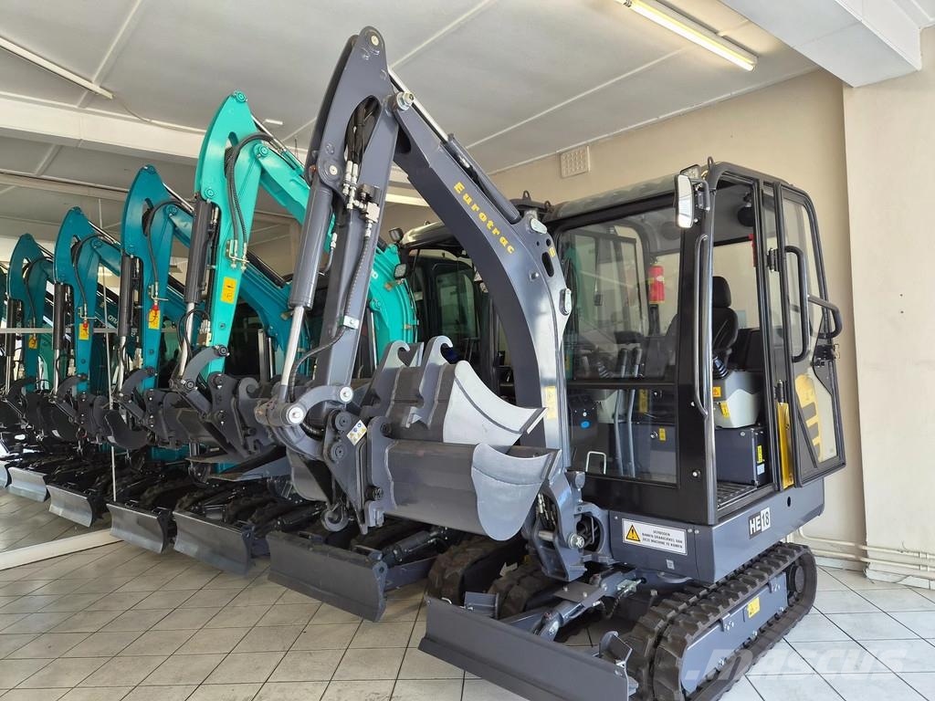 Eurotrac 2 tons minigraver Nieuw 3 bakken Minigraafmachines < 7t