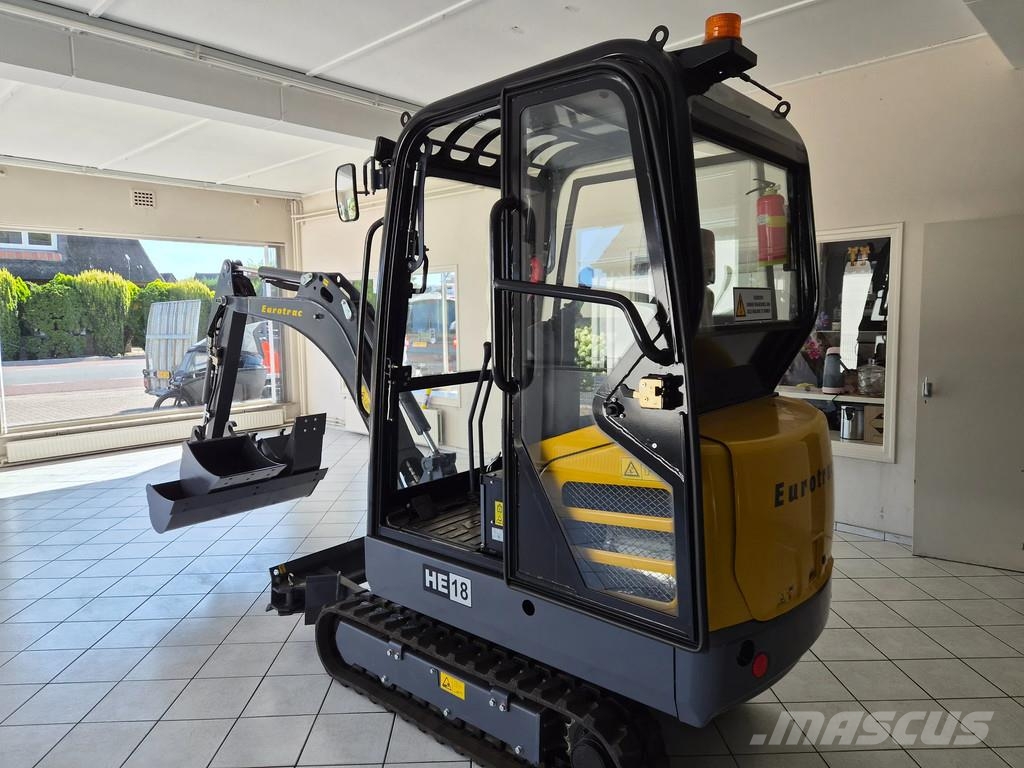 Eurotrac 2 tons minigraver Nieuw 3 bakken Minigraafmachines < 7t