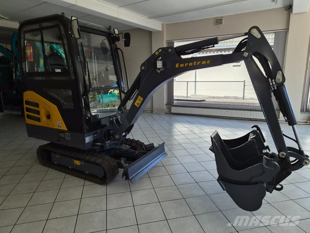 Eurotrac 2 tons minigraver Nieuw 3 bakken Minigraafmachines < 7t