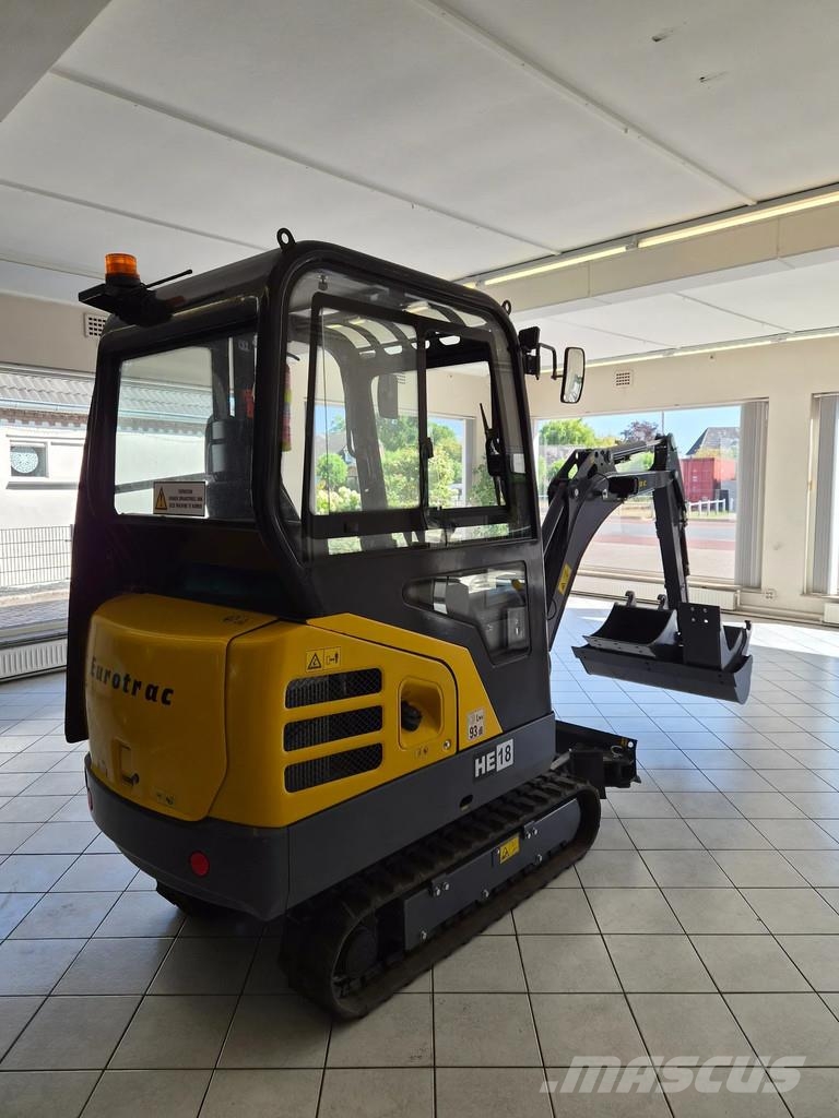 Eurotrac 2 tons minigraver Nieuw 3 bakken Minigraafmachines < 7t