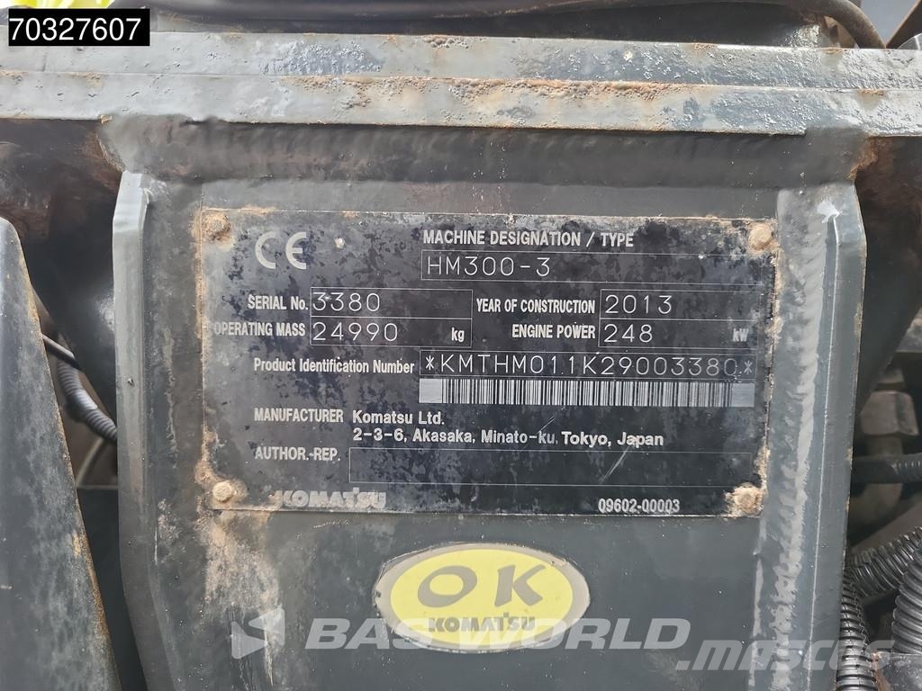 Komatsu HM300-3 ساحبات مفصلية