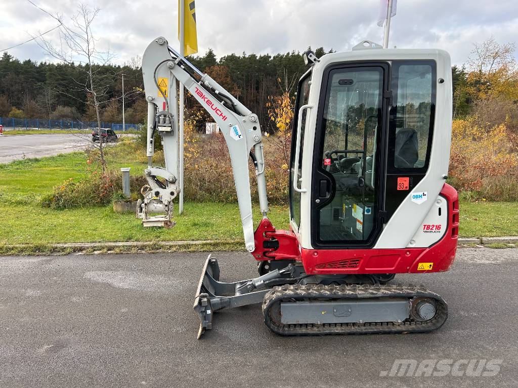 Takeuchi TB 216A V4 Minibagger Mini ekskavatörler, 7 tona dek