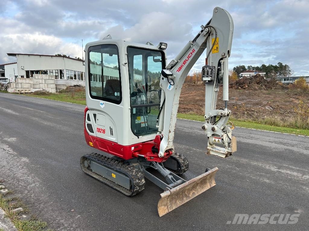 Takeuchi TB 216A V4 Minibagger Mini ekskavatörler, 7 tona dek