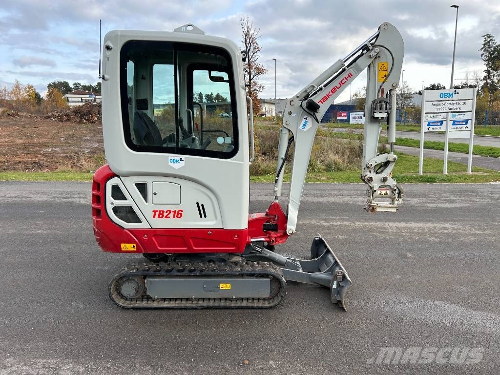Takeuchi TB 216A V4 Minibagger Mini ekskavatörler, 7 tona dek
