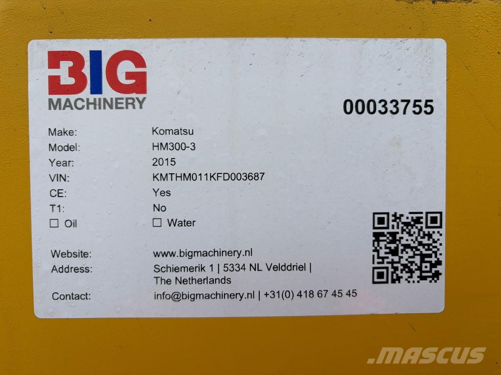 Komatsu HM300-3 Articulated Dump Trucks (ADTs)