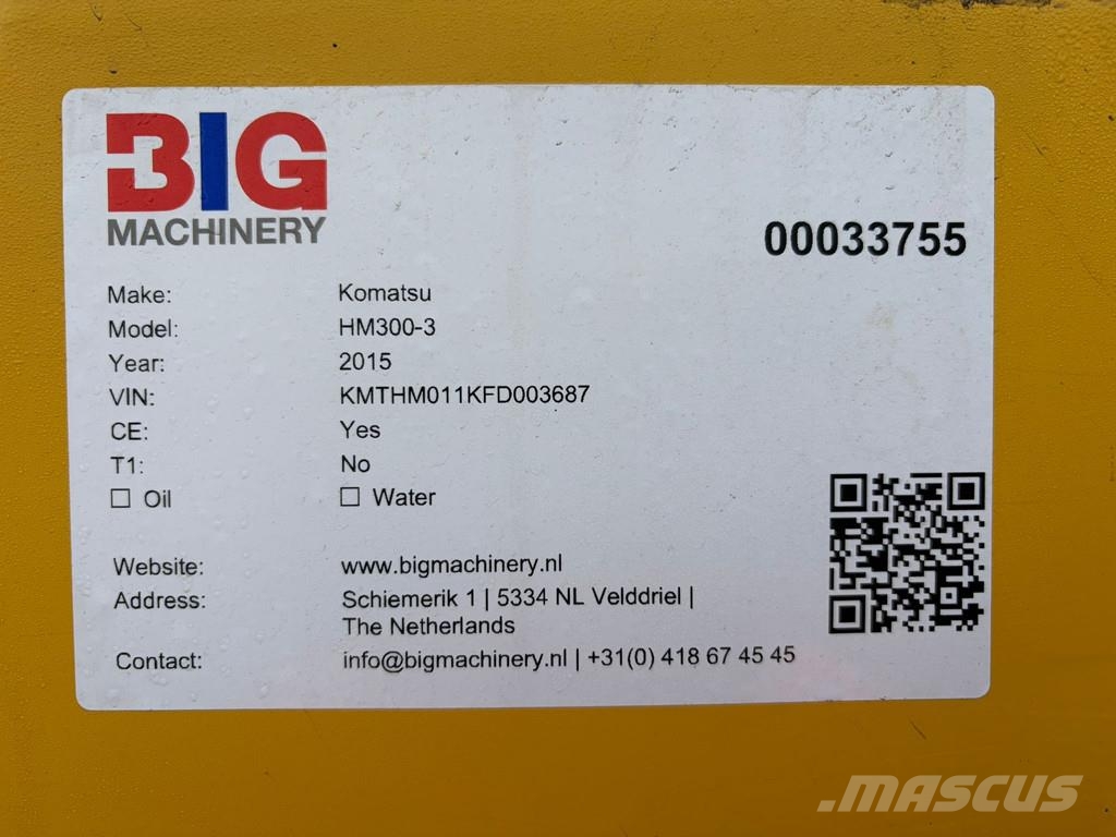 Komatsu HM300-3 Karjeriniai savivarčiai