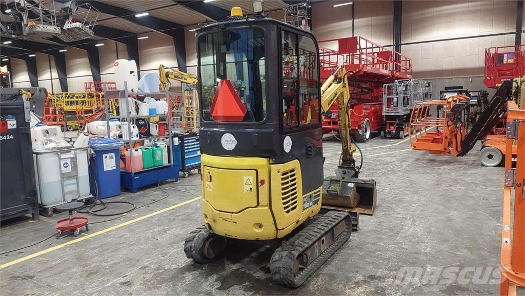 Komatsu PC16R-3HS Excavadoras de ruedas