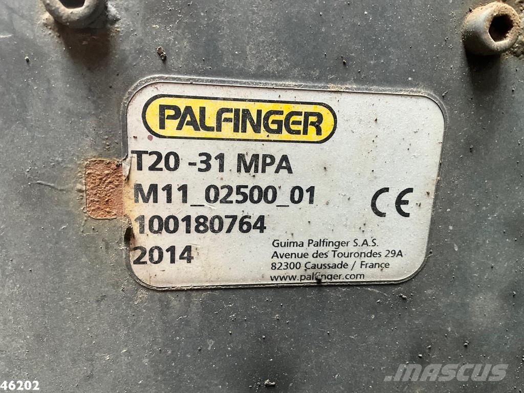 DAF FAN CF 370 Euro 6 Palfinger 13 Tonmeter laadkraan شاحنات الرافعات الخطافية