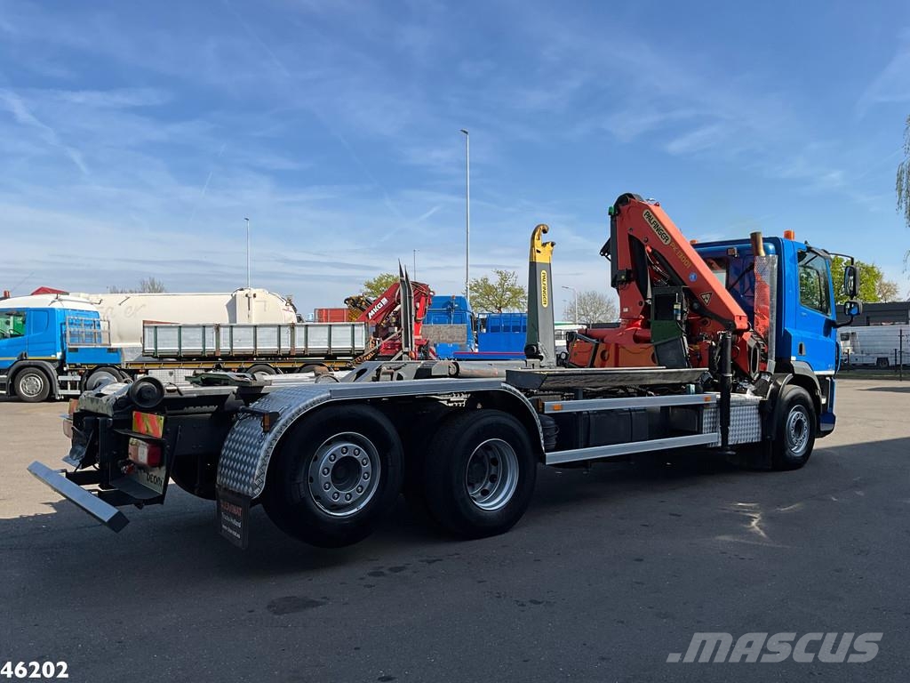 DAF FAN CF 370 Euro 6 Palfinger 13 Tonmeter laadkraan شاحنات الرافعات الخطافية
