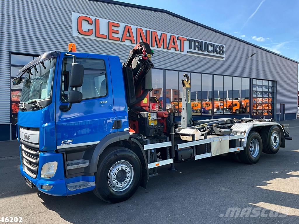 DAF FAN CF 370 Euro 6 Palfinger 13 Tonmeter laadkraan شاحنات الرافعات الخطافية