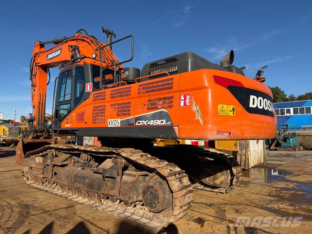 Doosan DX 490 LC-5 Bagri goseničarji
