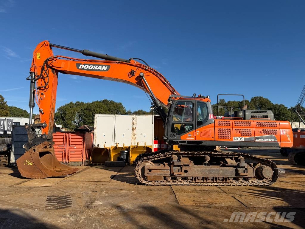 Doosan DX 490 LC-5 Bagri goseničarji