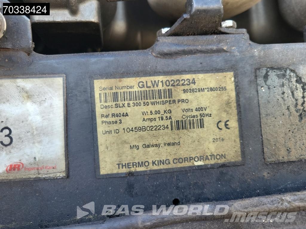 Heiwo HZO 39 3 axles Tailgate 250x260cm Semirremolques isotermos/frigoríficos