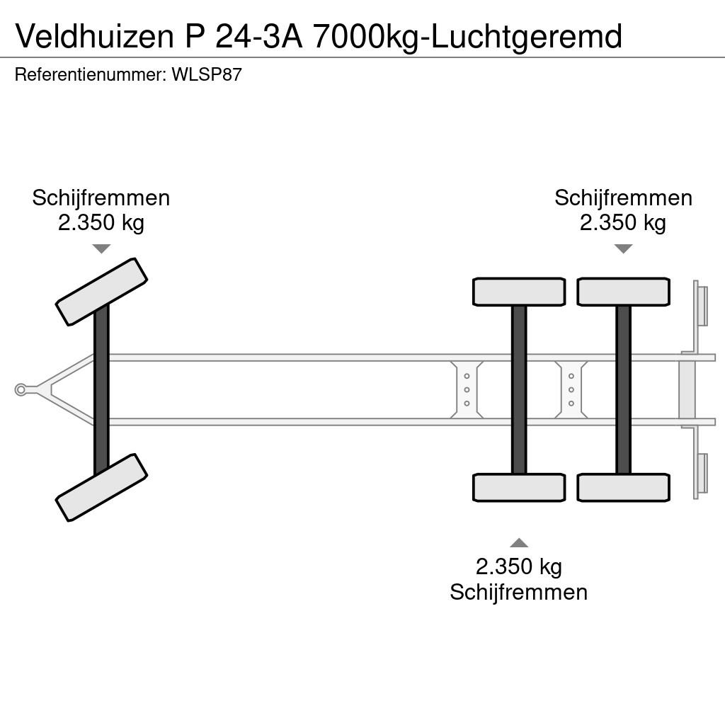 Veldhuizen P 24-3A 7000kg-Luchtgeremd Andere Anhänger
