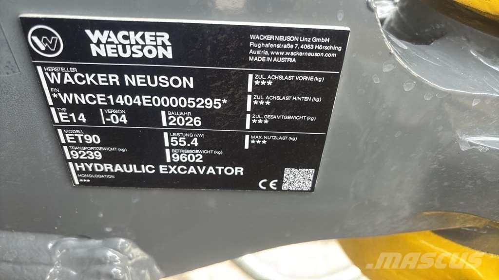 Wacker Neuson ET 90 Escavatori speciali