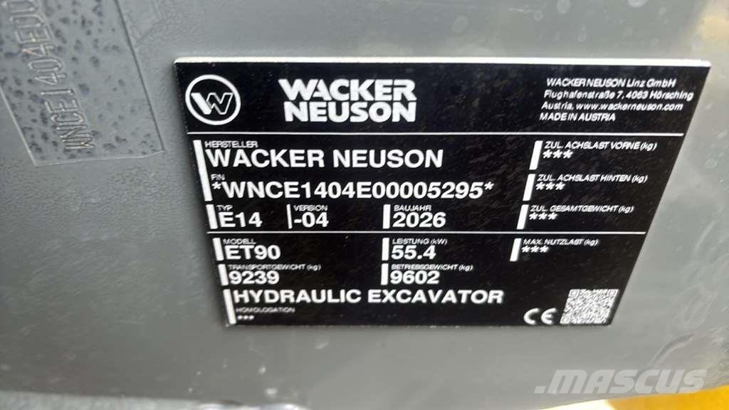 Wacker Neuson ET 90 Escavatori speciali