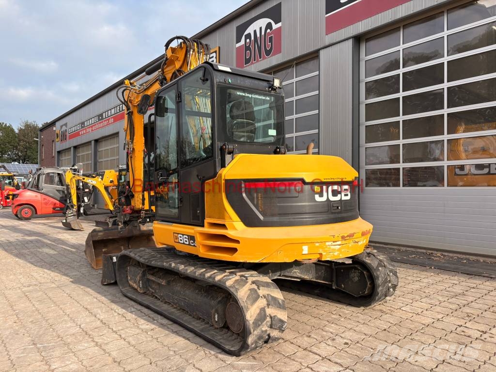 JCB 86C-2 TAB gebraucht BJ 2021 1.630 h Vidēja lieluma ekskavatori 7 t - 12 t
