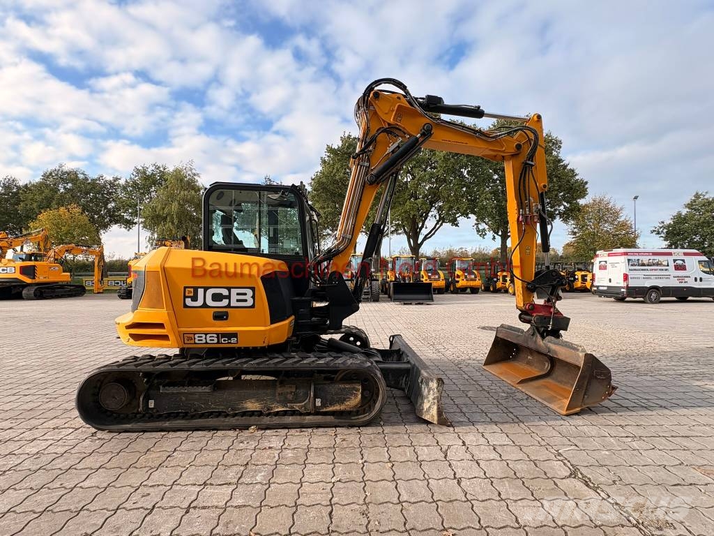 JCB 86C-2 TAB gebraucht BJ 2021 1.630 h Vidēja lieluma ekskavatori 7 t - 12 t